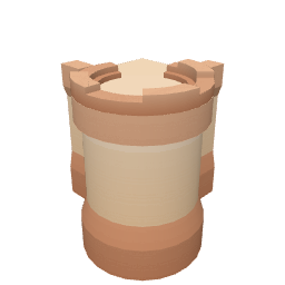 Wall Corner Half Tower